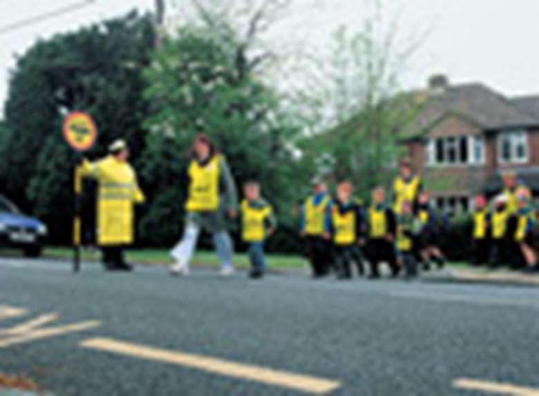 Children crossing road. Credit: Alex Deverill