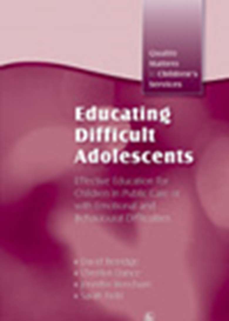 Cover of Educating Difficult Adolescents