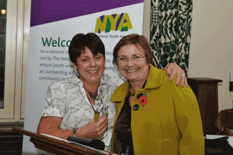 Huxham with Baroness Claire Tyler