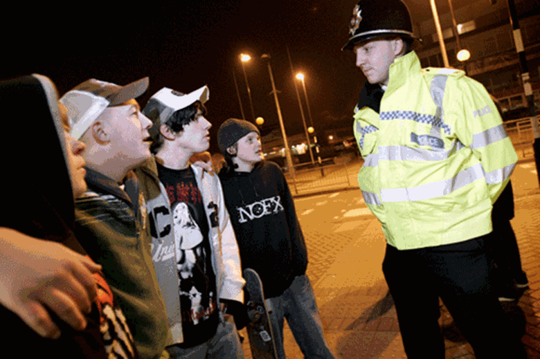 Prescott said policing must be part of an integrated framework to tackle the causes of youth crime. Image: Robin Hammond