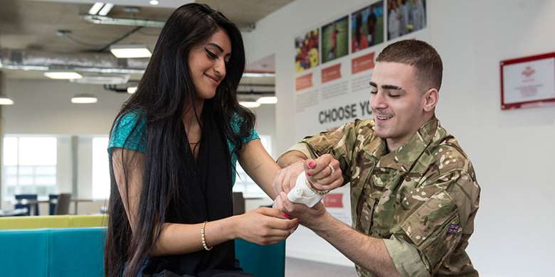 The Prince's Trust is to train more than 100 sick, injured or wounded military personnel in youth work skills. Image: The Prince's Trust
