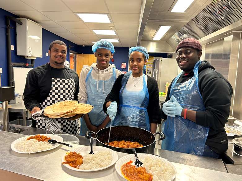 PYF's winter sessions provide young people with hot food. Picture: PYF