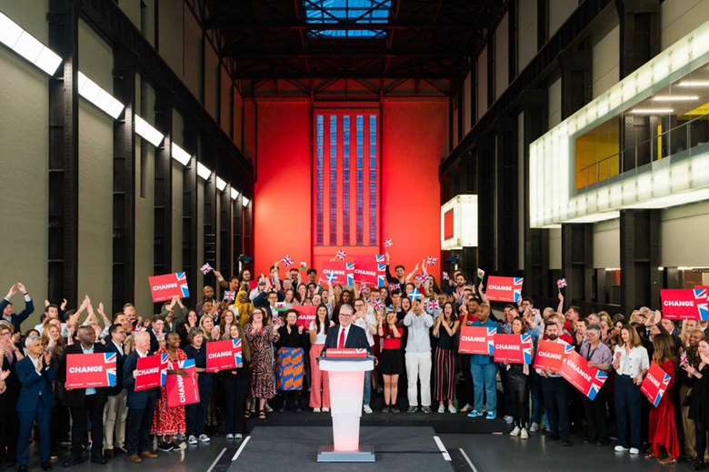 Labour won with a landslide majority. Picture: X/ Keir Starmer